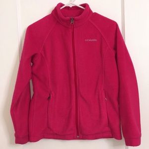 Columbia Girls Hot Pink Fleece Sweatshirt
